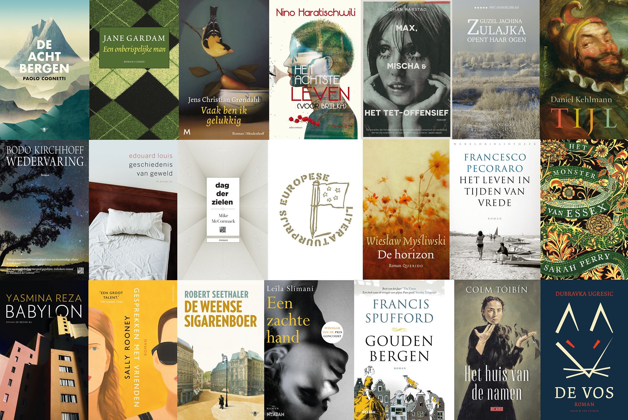 Twee Italiaanse boeken bij de finalisten van de Europese literatuurprijs 2018