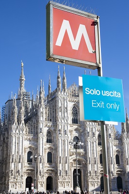Milaan, metrohalte Dom
