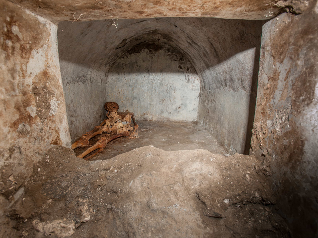 De ontdekking van een wel heel bijzonder graf in Pompeji