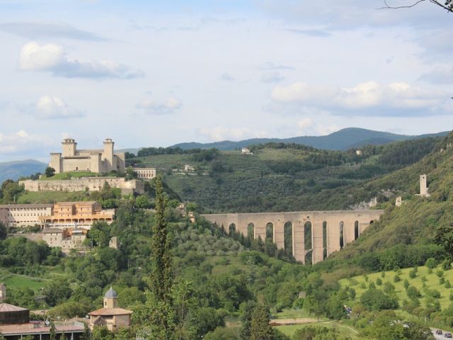 Een stukje via Flaminia in Umbria