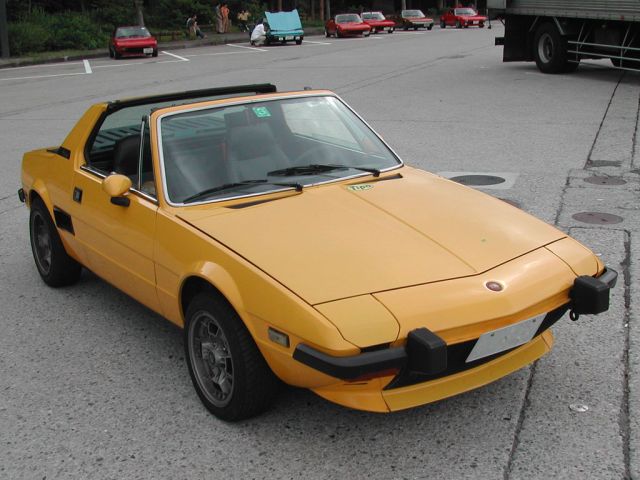 Iconische Italiaanse auto’s: Fiat X1/9